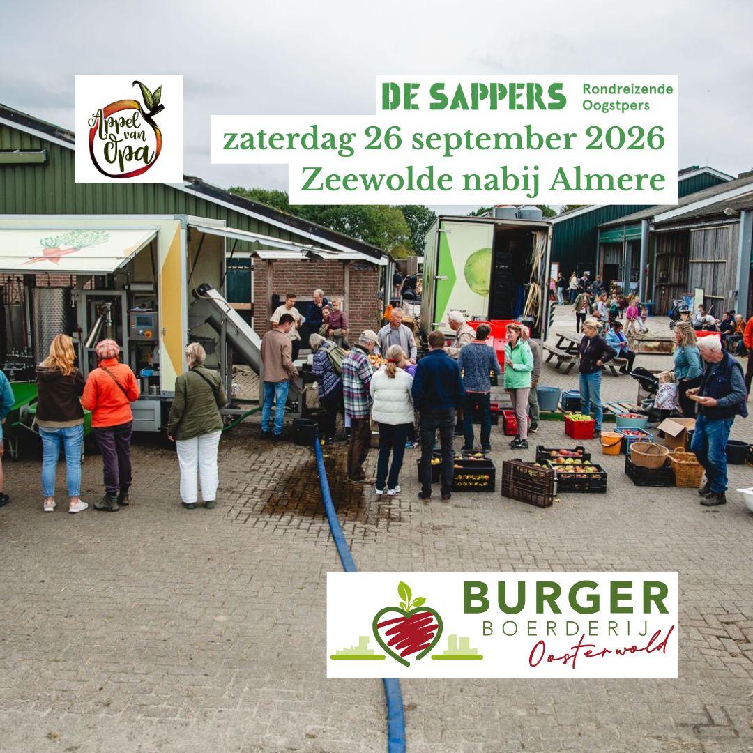 Persdag 'Zeewolde nabij Almere (Flevoland), Burgerboerderij Oosterwold' op zaterdag 26 september 2026